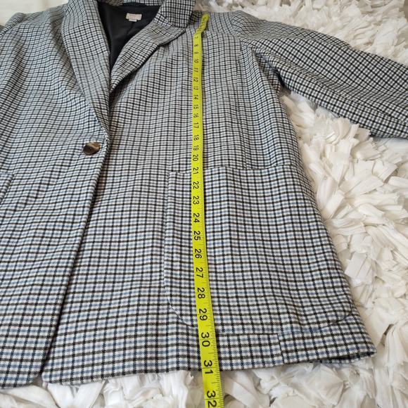 A NEW DAY PLAID BLAZER COAT WOMEN XXL DRESSY CASUAL CURVY PLUS THICK LONG JACKET - Picture 16 of 17